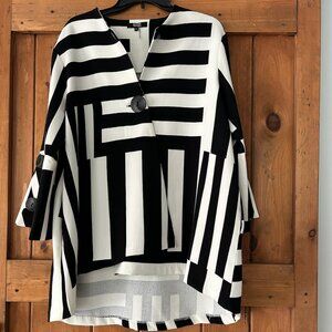 LIOR, funky Jacket, black and white  XL